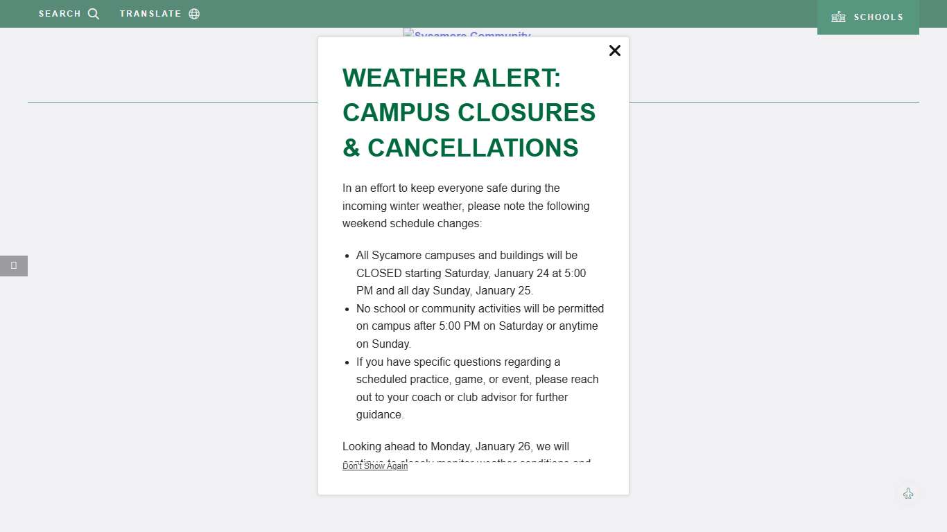 Home - Sycamore Community Schools